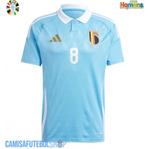 Camisa de time de futebol Bélgica Youri Tielemans #8 Replicas 2º Equipamento Europeu 2024 Manga Curta